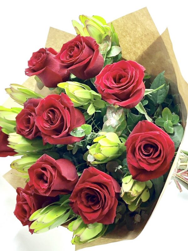 Deep red roses 1